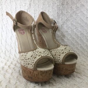 Torrid Boho Cork Wedges